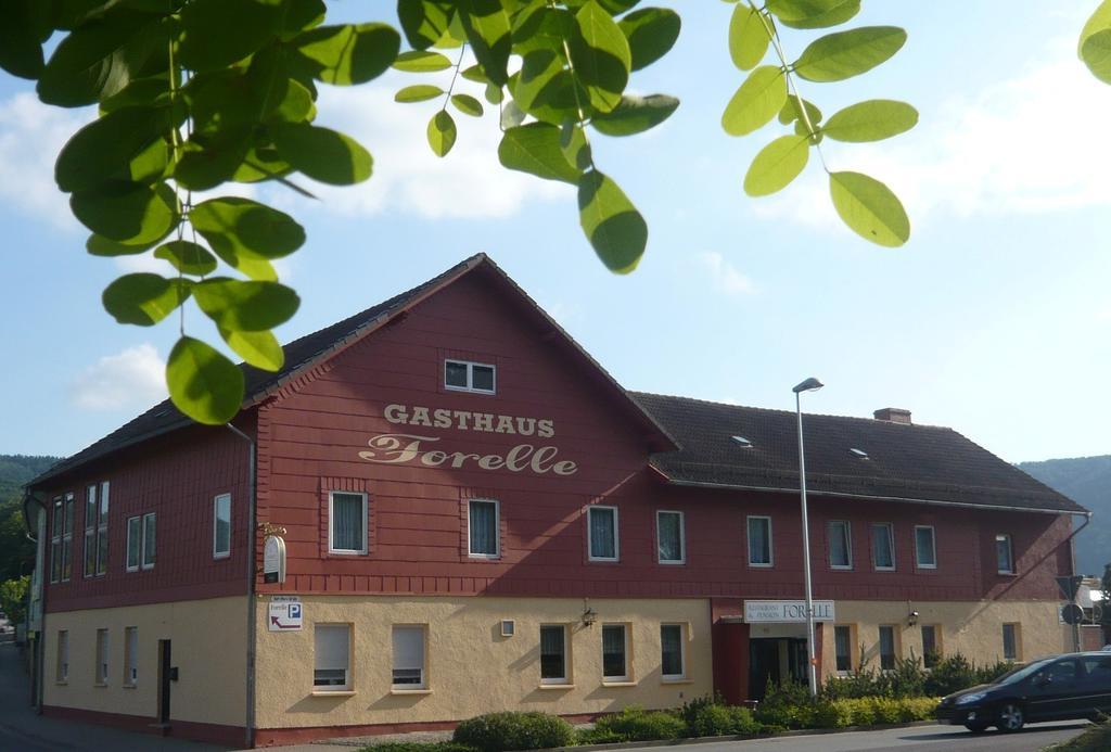 Gasthaus Forelle Thale Bagian luar foto